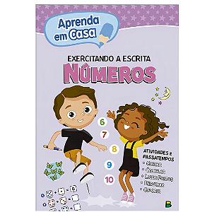 Livro Aprenda Em Casa Exercitando A Escrita: Números Brasileitura