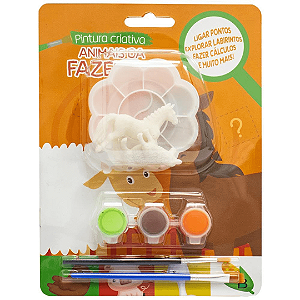 Livro Pintura Criativa: Animais Da Fazenda Brasileitura