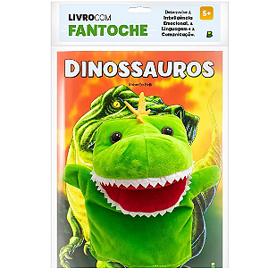 Livro Com Fantoche Dinossauro Brasileitura