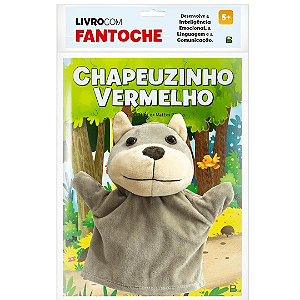 Livro Com Fantoche Chapeuzinho Vermelho Brasileitura