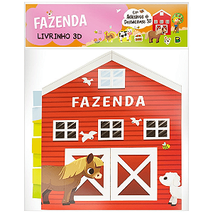Livro Livrinho 3D Fazendinha Brasileitura
