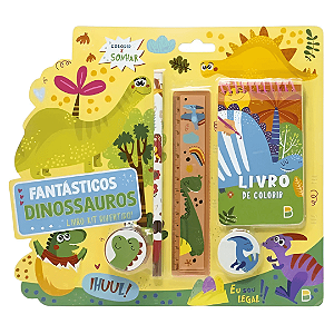 Livro Colorir E Sonhar: Fantasticos Dinossauros Brasileitura