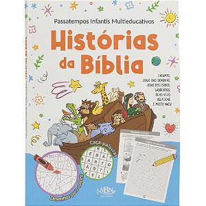 Livro Passatempo Multieducativo Histórias Da Bíblia Sbn