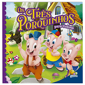 Livro Clássicos Para Colorir: Os Três Porquinhos Todo Livro