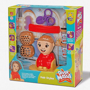 Diver Massa Hair Style Cabelo Maluco Com Acessórios 8353 Diver Toys