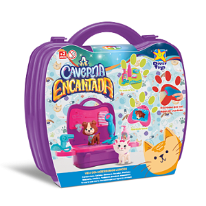 Minha Maletinha Pet Shop Caverna Encantada 8345 Diver Toys