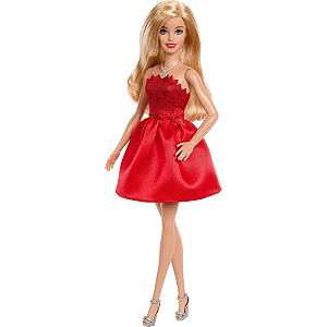 Boneca Barbie Ruby Vermelho Especial De Aniversário 80 Anos JGD25 Mattel