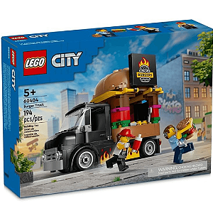 Lego City Caminhão De Hamburguer 194 Peças 60404
