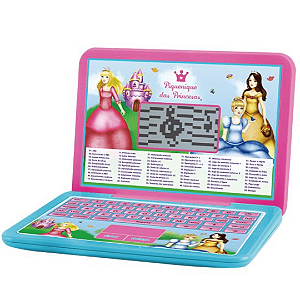 Laptop Princesas Com 60 Atividades Bilíngui DMT6217 Dm Toys