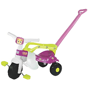 Triciclo Gigi Com Haste Removível 2512 Magic Toys