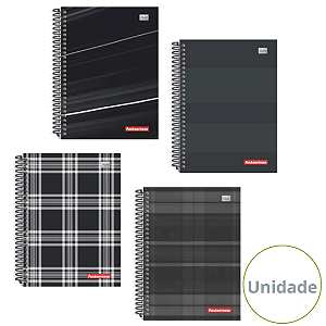 Caderno Espiral Capa Dura Flat 80 Folhas Panamericana