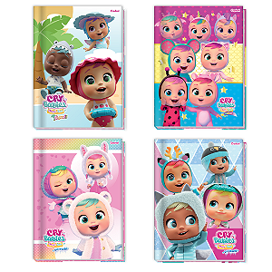 Caderno Brochura Capa Dura Cry Babies 80 Folhas Credeal