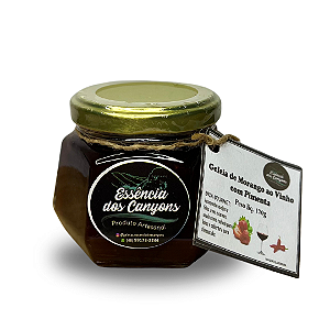 Geleia de Morango ao vinho com pimenta 170g