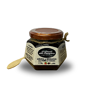 Geleia de morango com nibs de cacau 170g