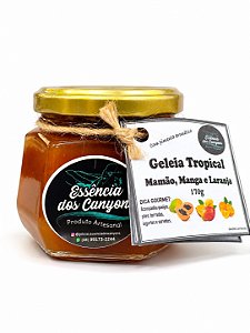 Geleia de Tropical (Mamão, Manga e Laranja) 170g