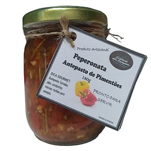 PEPERONATA - Antepasto de pimentões 180g