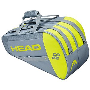 Raqueteira Head Beach Tennis Core - Amarela e Cinza