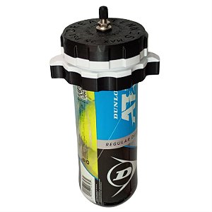 Pressurizador Bola de Tênis, Padel e Beach Tennis p/3 bolas, bomba de inflar Completo Cor: Alvinegro