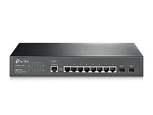 SWITCH 8 PORTAS GIGABIT GERENCIÁVEL 2 SFP TP-LINK T2500G-10TS (TL-SG3210)