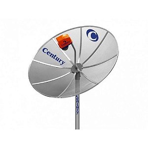 Antena Parabolica Banda C 1,90m C/ Tubo Cx C/ 4 Century