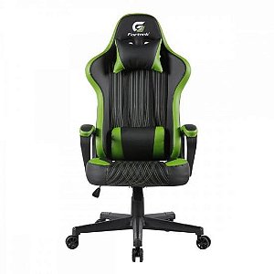 Cadeira Gamer Vickers Preta/Verde FORTREK