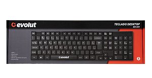 TECLADO USB EVOLUT OFFICE EO-201