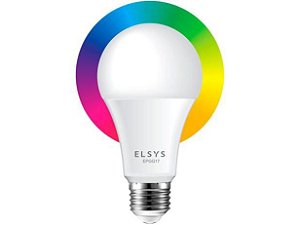 Lampada Wi-fi Elsys Rgb+w 2700k -6500k Com Controle Via Aplicativo - Epgg24 Elsys