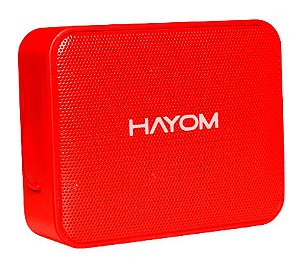 Caixa De Som Portatil Bluetooth Ipx7 Vermelho - Cp2702 5w Hayom