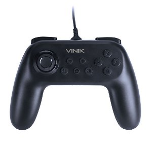 Controle Para Nintendo Switch Com Fio Usb Modelo Ns Preto - Vinik