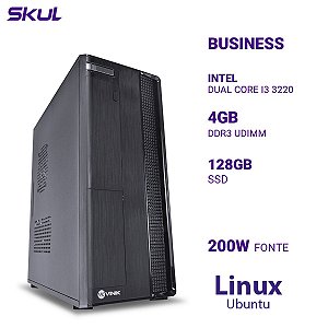 Computador Business B300 Dual Core I3 3220 Mem 4gb Ddr3 Ssd 128gb Gabinete Slim Fonte 200w Linux