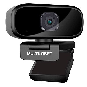 Webcam Full Hd 1080p Auto Focus Rotação 360° Microfone Usb Preto Wc052
