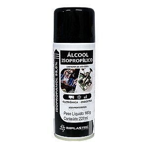 Alcool Isopropilico 99,8% Aerossol 160g 227ml