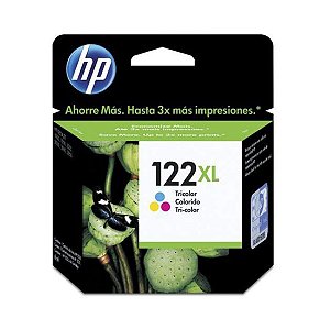 Cartucho de Tinta HP 122XL Colorido CH564HB