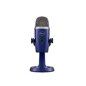 Microfone Logitech Blue Yeti Nano Azul USB - 988-000089