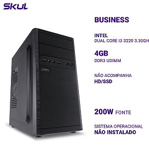 Computador Business B300 Dual Core I3 3220 3.30ghz Mem 4gb Ddr3 Sem Hd/ssd Fonte 200w