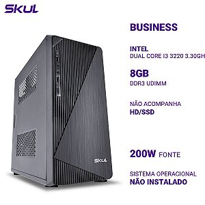 Computador Business B300 Dual Core I3 3220 3.30ghz Mem 8gb Ddr3 Sem Hd/ssd Fonte 200w Atx