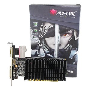 Placa De Video Afox Geforce Gt710 2gb Ddr3 64bit - Hdmi - Dvi - Vga - Af710-2048d3l5