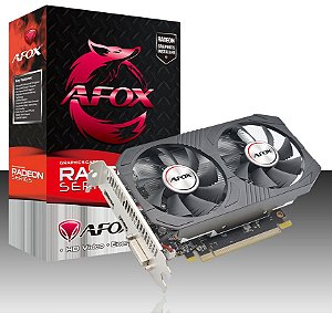 Placa De Video Afox Radeon Rx 550 4gb Ddr5 128 Bits - Hdmi - Dvi - Dp -  Afrx550-4096d5h4-v5