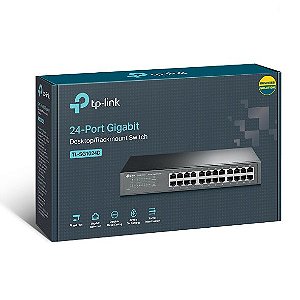 Switch Tp-link 24 Portas Tl-sg1024d 10/100/1000mbps - Tpn0051