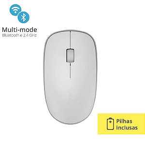 Mouse Sem Fio 1300dpi Bluetooth Ra012 Branco