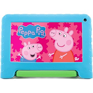 Tablet Peppa Pig Wi-fi 32gb Tela 7" Android 11 Go Edition Com Controle Parental Azul Nb375