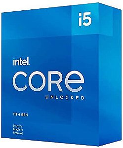 Processador Intel Core I5-11600k 3.9ghz (turbo 4,90ghz) Cache 12mb 6 Nucleos 12 Threads 11ª Ger Lga 1200 Bx8070811600k