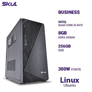 Computador Business B500 Quad Core I5 3470 Mem 8gb Ddr3 Ssd 256gb Fonte 300w Linux