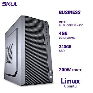 Computador Business B300 Dual Core I3 4130 Mem 4gb Ddr3 Ssd 240gb Fonte 200w Linux