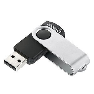 Pen Drive 32gb Twist2 Preto/prata Pd589