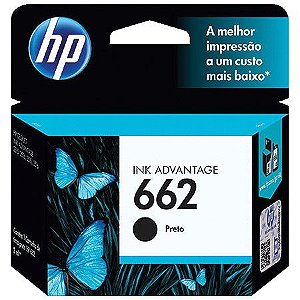 Cartucho De Tinta Hp 662 Preto Advantage Cz103ab