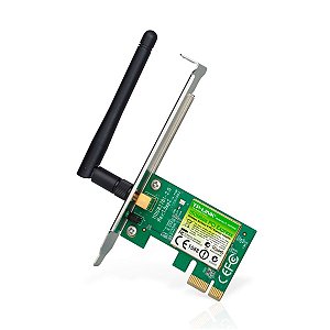 Placa De Rede Wireless Pci-express 150mbps C/ Low Profile Tl-wn781nd