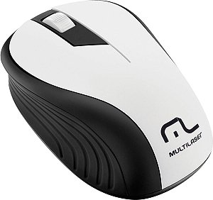 Mouse Sem Fio 2.4ghz Preto E Branco Usb 1200dpi Plug And Play Mo216