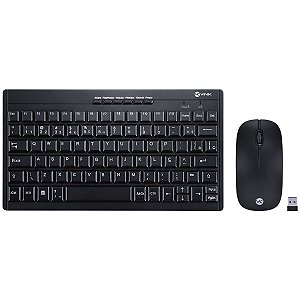 Kit Mini Teclado E Mouse Sem Fio Dynamic Flat - Vinik - Dc110