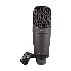 Microfone Condensador Usb Fnk-02, Acompanha Cabo Usb E Tripé